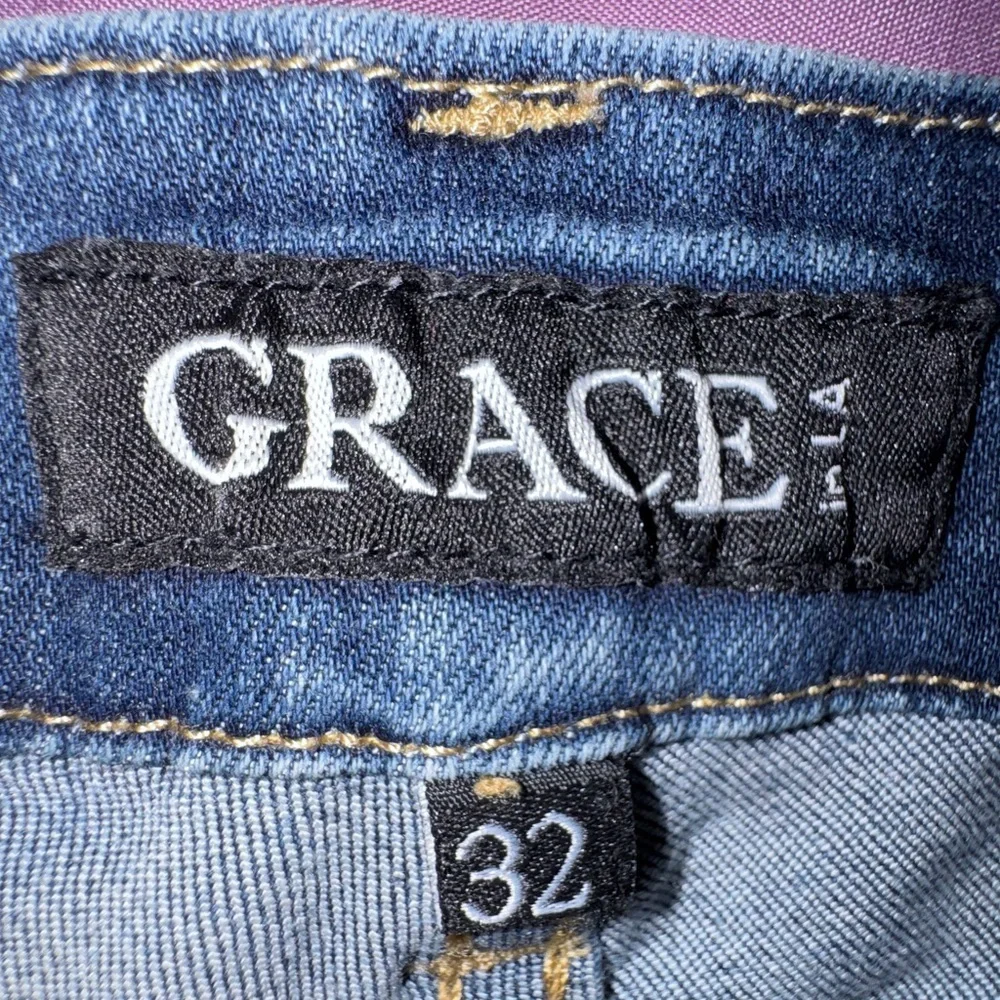 Grace in LA Easy Fit Raw Hem Skinny Jeans – Size 32 – EUC - Picture 8 of 12